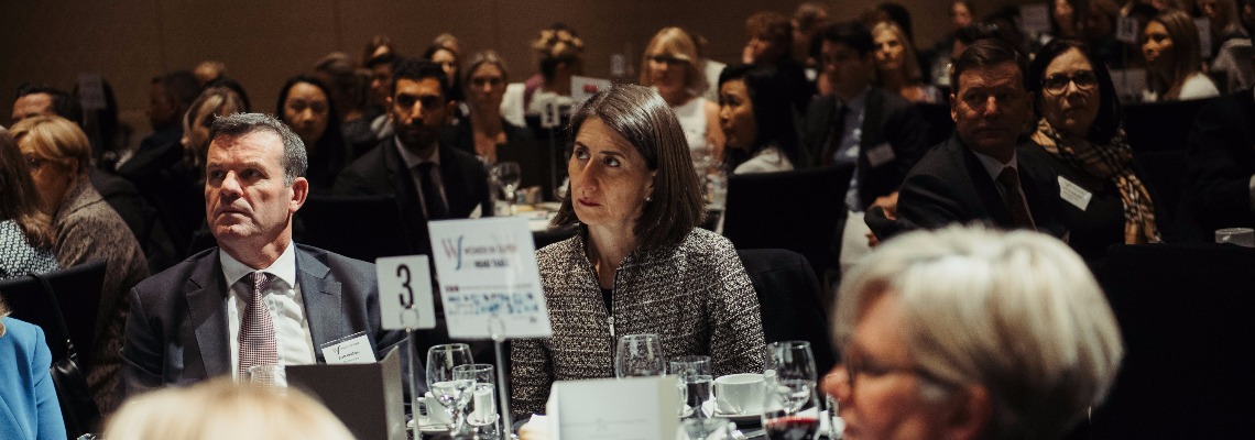 Women in Super NSW Luncheon with the Hon Gladys Berejiklian MP, Premier of New South Wales
